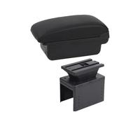 Console Storage Organiser For Universal Model Armrest Car Accessories Storage Box Retrofit Parts Increase Relieve Fatigue(A1 Black Line No Usb)