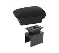 Console Storage Organiser For Universal Model Armrest Car Accessories Storage Box Retrofit Parts Increase Relieve Fatigue(B1 Black Line 3usb)