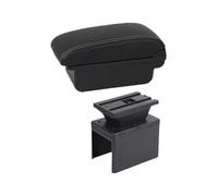 Console Storage Organiser For Universal Model Armrest Car Accessories Storage Box Retrofit Parts Increase Relieve Fatigue(B1 Black White 3usb)