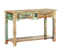 Console Table 120x40x75 cm Solid Reclaimed Wood Berkfield Home Multi One Size