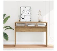 Console Table 78x30x80cm Artisan Oak Engineered Wood Slim Hallway Shelf Storage