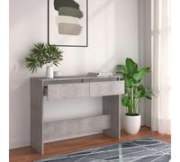 Console Table Concrete Grey 100x35x76.5 cm Engineered Wood