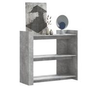 Console Table Concrete Grey 100x35x90 cm Engineered Wood Narrow Hallway Shelving