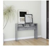 Console table Concrete Grey 105x30x80 cm Engineered Wood Slim Hallway Storage UK