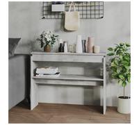 Console Table Concrete Grey 80x30x80cm Engineered Wood Slim Sofa Table Modern UK