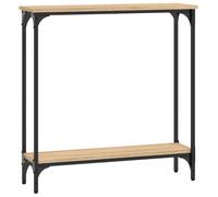vidaXL Console Table Sonoma Oak 75x22.5x75 cm Engineered Wood