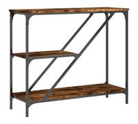 (smoked oak) vidaXL Console Table End Table Hallway Stand Side Sofa Table Engineered Wood