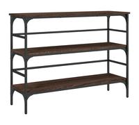 vidaXL Console Table Brown Oak 100x32x75 cm Engineered Wood