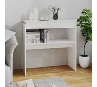 Vidaxl Console Table White 80X30X80 Cm Engineered Wood Console Tables