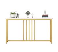Console Table Entryway Table Sofa Table,Light Luxury Narrow Console Table with Sturdy Board,Steel Frame,Spacious Tabletop for Hallway Living Room Foyer A,80 * 30 * 80CM