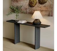 Console Table Entryway Table Sofa Table Solid Pine Wood Mortise Hallway Table Tenon Nordic Design for Hallway Living Room Entryway C,150 * 35 * 75cm