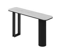 Console Table for Entryway, Accent Tables, Industrial Accent Entrance Table, Small Sofa Table Behind The Couch, for Living Room, Couch, Hallway, Foyer(Black C,80cm/31.5in)