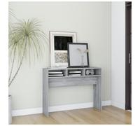 Console table Grey Sonoma 105x30x80cm Engineered Wood Hallway Slim Space-saving