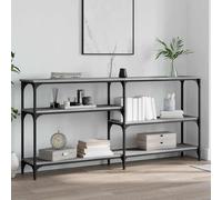 vidaXL Console Table Grey Sonoma 160x29x75 cm Engineered Wood