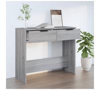 Console Table Grey Sonoma 90x36x75 cm Engineered Wood Entry Slim Storage Shelves