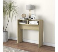 Vidaxl Console Table Sonoma Oak 78X30X80 Cm Engineered Wood