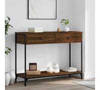 (brown oak, 100 x 34.5 x 75 cm) vidaXL Console Table Side End Table Hallway Stand Sofa Table Engineered Wood