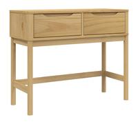 (wax brown) vidaXL Console Table Hallway Tea Side Table Accent End Table Solid Wood Pine