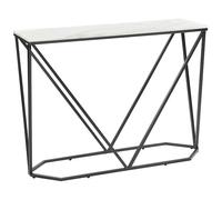 Console Table HAZEN Marble/ Black