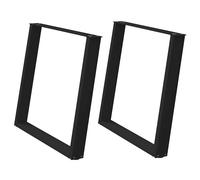 Console Table Legs U-Shaped Desk Legs Metal Bar Stand DIY 2 pcs Steel vidaXL