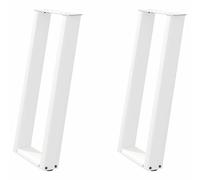 Console Table Legs U-Shaped Desk Legs Metal Bar Stand DIY 2 pcs Steel vidaXL