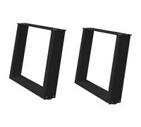 Console Table Legs U-Shaped Desk Legs Metal Bar Stand DIY 2 pcs Steel vidaXL