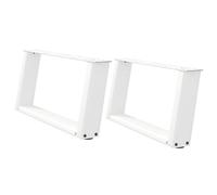 Console Table Legs U-Shaped Desk Legs Metal Bar Stand DIY 2 pcs Steel vidaXL
