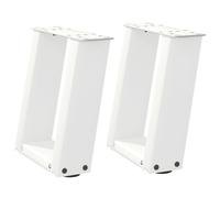 Console Table Legs U-Shaped Desk Legs Metal Bar Stand DIY 2 pcs Steel vidaXL