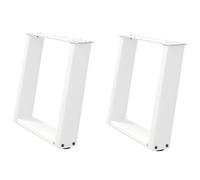 Console Table Legs U-Shaped Desk Legs Metal Bar Stand DIY 2 pcs Steel vidaXL