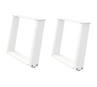 Console Table Legs U-Shaped Desk Legs Metal Bar Stand DIY 2 pcs Steel vidaXL