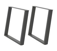 Console Table Legs U-Shaped Desk Legs Metal Bar Stand DIY 2 pcs Steel vidaXL