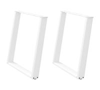 Console Table Legs U-Shaped Desk Legs Metal Bar Stand DIY 2 pcs Steel vidaXL