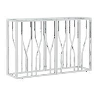 Console Table Living Toom Hallway Side Table Sofa Table Stainless Steel vidaXL