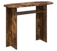 Console Table Made of Wood in Smoked Oak 100 x 39.5 x 75 cm, Narrow Side Table with Storage Space and Shelf, Versatile Wall Table for Hallway, Living Room, Bedroom, Office