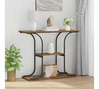 Console Table Old wood 101 x 35 x 80.5 cm Engineered wood Berkfield Home Brown One Size