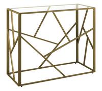 Console Table ORLAND Glass Gold