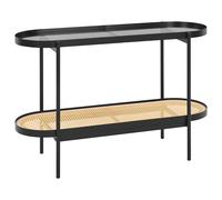 Beliani Console Table RENO Black, Black