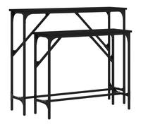 Console Table Side End Table Hallway Sofa Tables 2 pcs Engineered Wood vidaXL