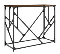 (smoked oak) vidaXL Console Table Side End Table Hallway Stand Sofa Table Engineered Wood