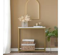 Console Table Side Table End Table Hall Table Living Room Table, Gold,multicolour,sobuy Fsb29-G