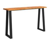 Console Table Side Table with Live Edge Sofa Table Solid Wood Acacia vidaXL