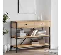 Console Table with Drawers and Shelves Side End Table Engineered Wood vidaXL