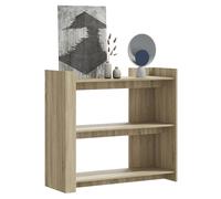Console Table Sonoma Oak 100x35x90cm Engineered Wood Slim Storage Shelf Entryway