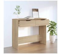 Console Table Sonoma Oak 90x36x75cm Engineered Wood Drawer Slim Hallway Shelf