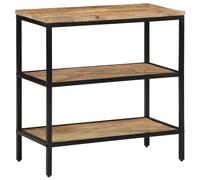 Console Table Tea End Table Accent Side Table Solid Rough Wood Mango vidaXL