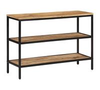 Console Table Tea End Table Accent Side Table Solid Rough Wood Mango vidaXL