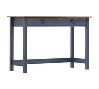Console Table with 2 Drawers Wooden Accent Tea Table Solid Wood Pine vidaXL