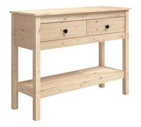 Console Table with Drawers Shelf Solid Wood Sideboard Hallway Storage Tables