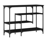 (sonoma oak) vidaXL Console Table with Shelves Accent End Table Hallway Side Sofa Table