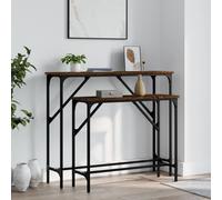 Console Tables 2 pcs Brown Oak Engineered Wood Berkfield Home Brown One Size